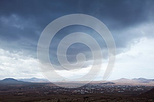 Northern Fuerteventura, overcast day