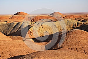 Hills in Sarkavir desert , central desert of Iran