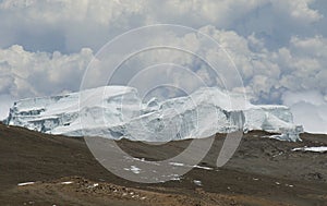 Northern Ice field Kilimanjaro