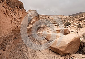 Northern Inland Fuerteventura, barranco de los enamorados photo