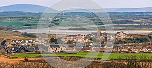 Northern Ireland view on Castlerock church cityscape photo