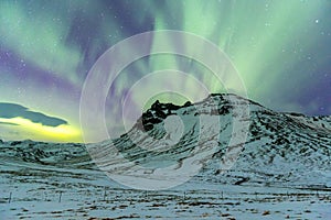 The Northern Light Aurora borealis