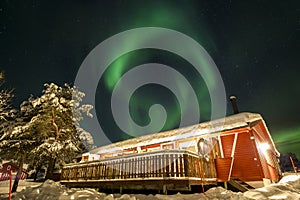 Northern lights in Anderdalen National Park