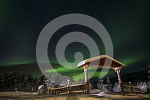 Northern lights in Anderdalen National Park