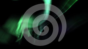 Northern Lights Aurora Borealis Green Animation Loop 1