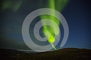 Northern Lights in Nordkapp, Northern Norway. Europe