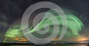 Northern Lights Panorama