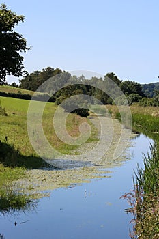Northern reaches Lancaster canal, Holme, Cumbria photo
