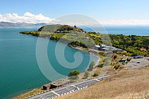 The northern side of Sevan peninsula. Lake Sevan. Gegharkunik province. Armenia
