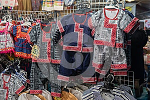 Northern Thai Clothing Styles for Sale at Night Market
