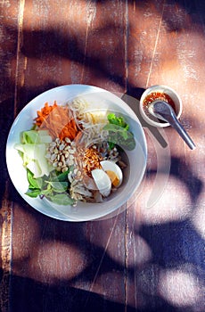 Northern Thai noodle salad