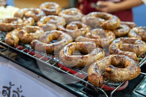 Northern Thai Sausage for Sale on Street