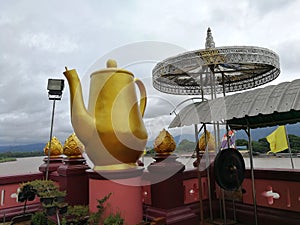 Northern Thai Thailand Burma Laos Golden Triangle Architecture Buddhist Temple Buddha Statue Chiang Rai Chiang Mai