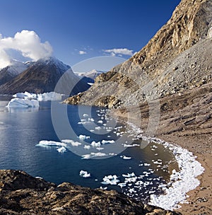 Northwest Fjord in Greenland