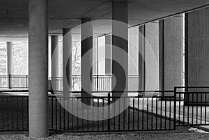 Northwestern University building wall