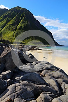 Norway beach in Lofoten