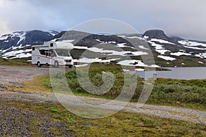 Norway - camper van mountain vacation