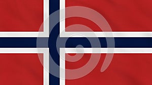 Norway Crumpled Fabric Flag Intro.