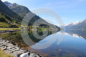 Norway fiord landscape