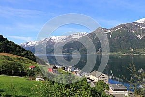 Norway fiord scenic view