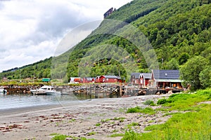 Norway fishing harbor