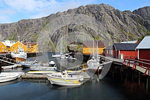 Norway fishing village