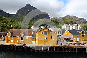 Norway fishing village