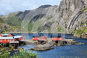 Norway fishing village