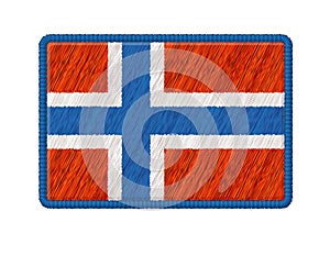 Norway Flag Patch