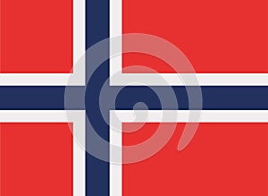 Norway flag vector