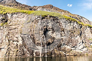 Norway - Geirangerfjord - The Bridal Veil Waterfall