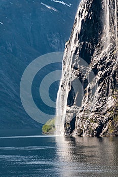 Norway - Geirangerfjord - The Bridal Veil Waterfall