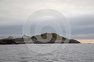 Norway island Averoy Nordic landscape North autumn picture