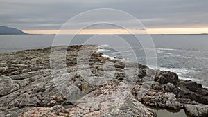 Norway island Averoy Nordic landscape North autumn picture