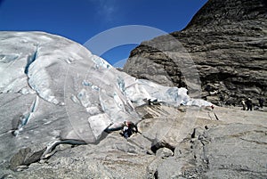 Norway, Jostedalen, Nigards Glacier