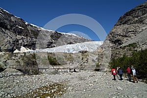 Norway, Jostedalen, Nigards Glacier