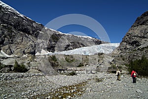 Norway, Jostedalen, Nigards Glacier