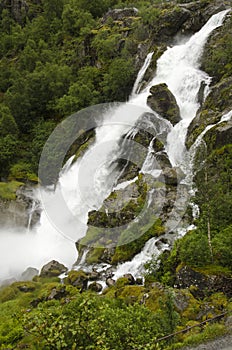 Norway - Jostedalsbreen National Park - Waterfall