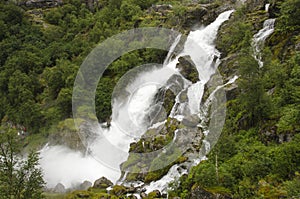 Norway - Jostedalsbreen National Park - Waterfall