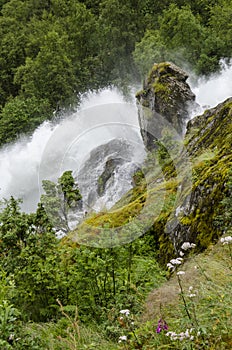 Norway - Jostedalsbreen National Park - Waterfall