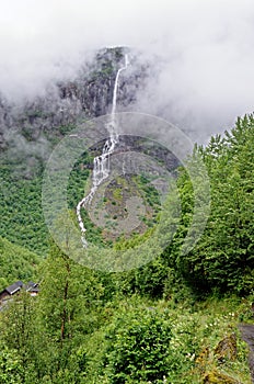 Norway - Jostedalsbreen National Park - Waterfall