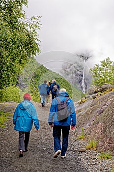 Norway - Jostedalsbreen National Park - Waterfall