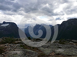 Norway landscape Andalsnes Nesaksla
