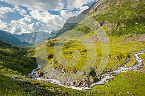 Norway landscape near Geirangerfjord