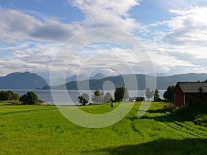 Norway landscape Nesjestranda