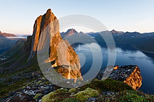 Norway. Segla Peak on Senja in Troms photo