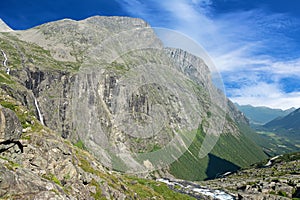 Norway - mountain landscape near The Trolls` Path
