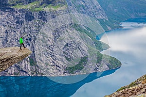 Norway Mountain Trolltunga Odda Fjord Norge Hiking Trail