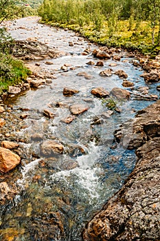 Norway Nature Cold Water Mountain River