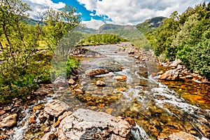 Norway Nature Cold Water Mountain River